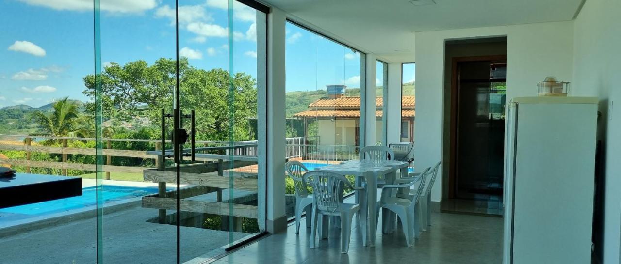 Recanto Brenda - Casa Luxo Capitolio Com Vista Pro Lago, Escarpas E Morrochapeu ภายนอก รูปภาพ